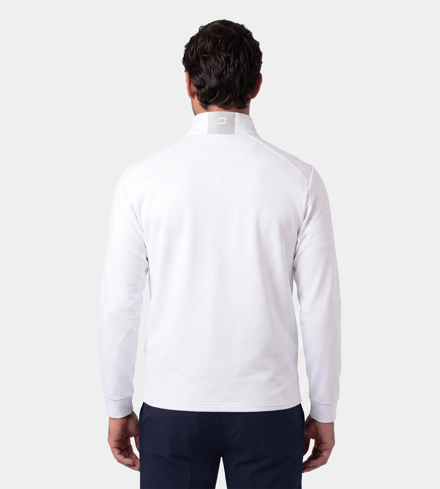 RIBBED PINE MIDLAYER - NAVY - Image 8