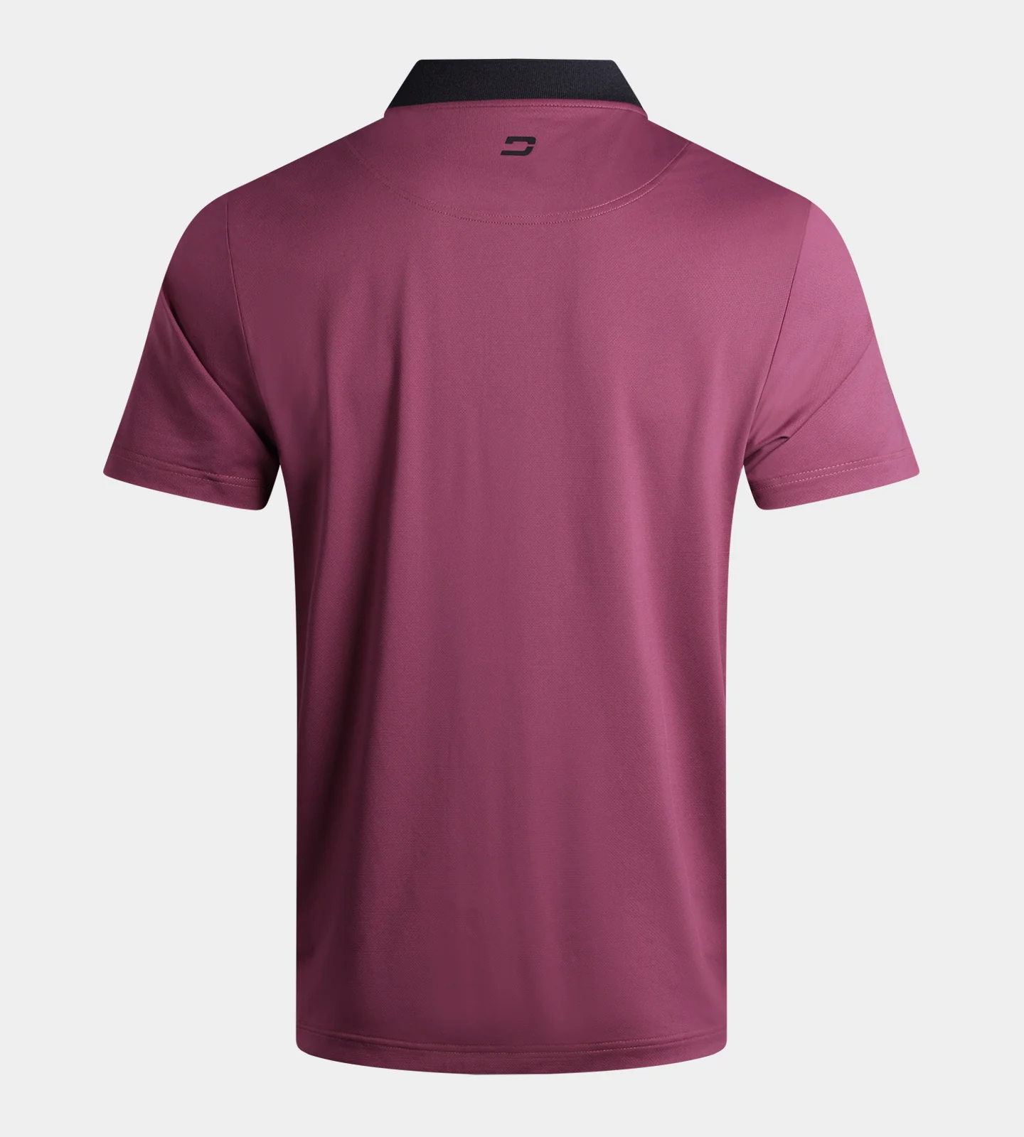 RIBBED PRIME POLO - MULBERRY - Image 3