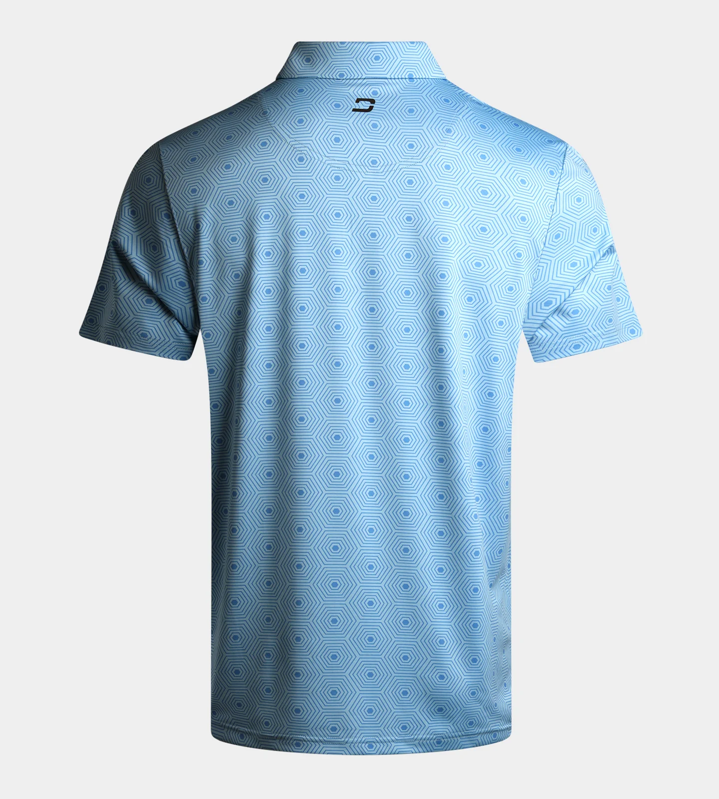SIX GRID POLO - BLUE - Image 3