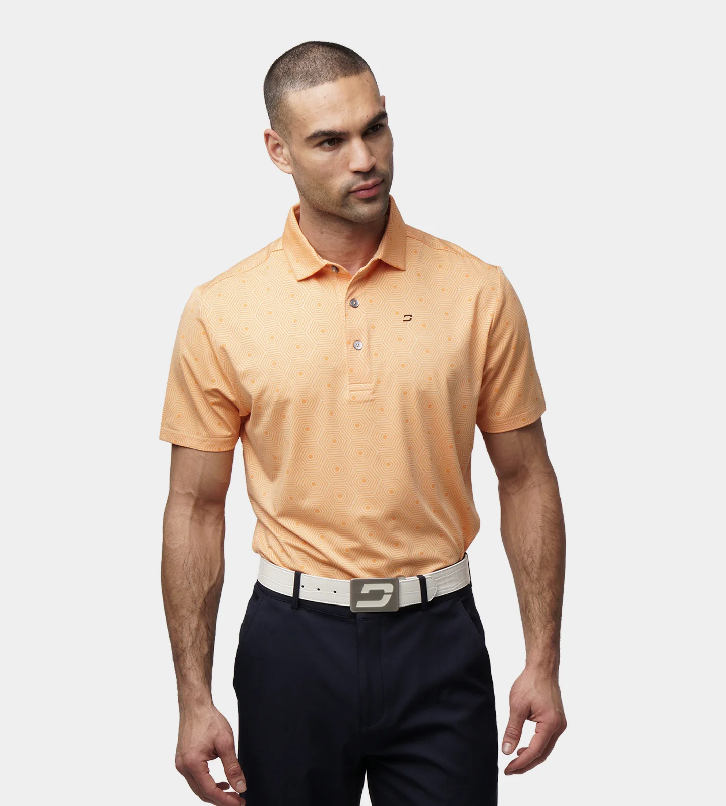 SIX GRID POLO - CORAL - Image 2