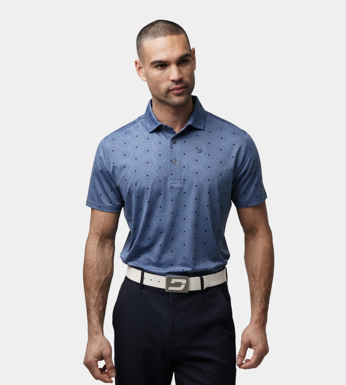 SIX GRID POLO - NAVY - Image 2