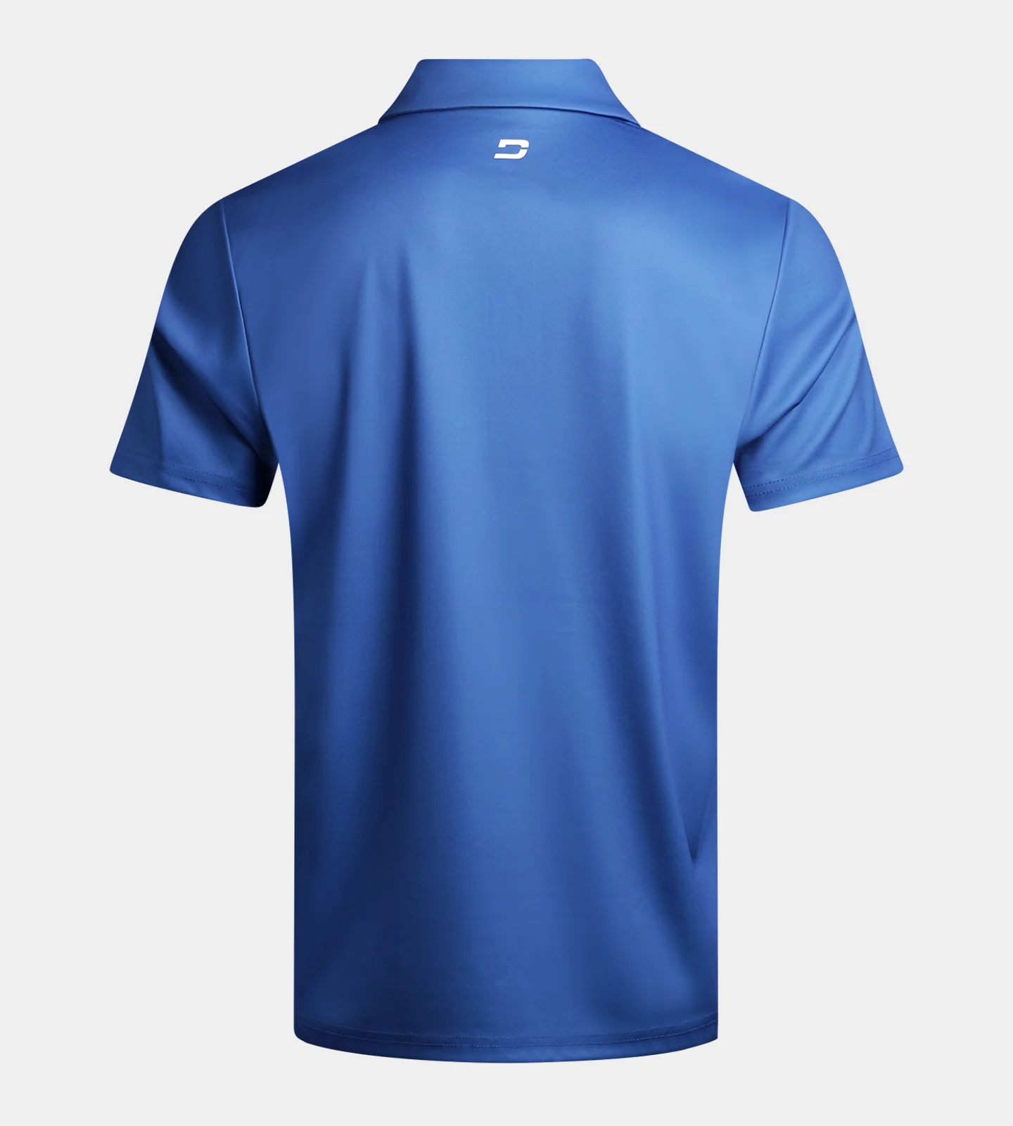STRIPE PERFORMANCE POLO - BLUE - Image 3