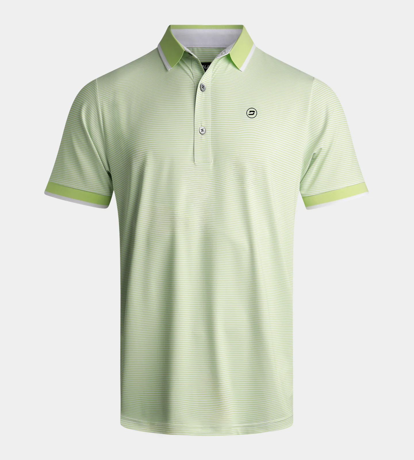 STRIPE POLO - LIME