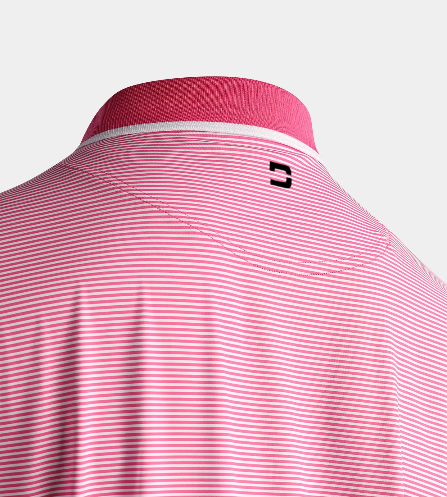 STRIPE POLO - PINK - Image 4