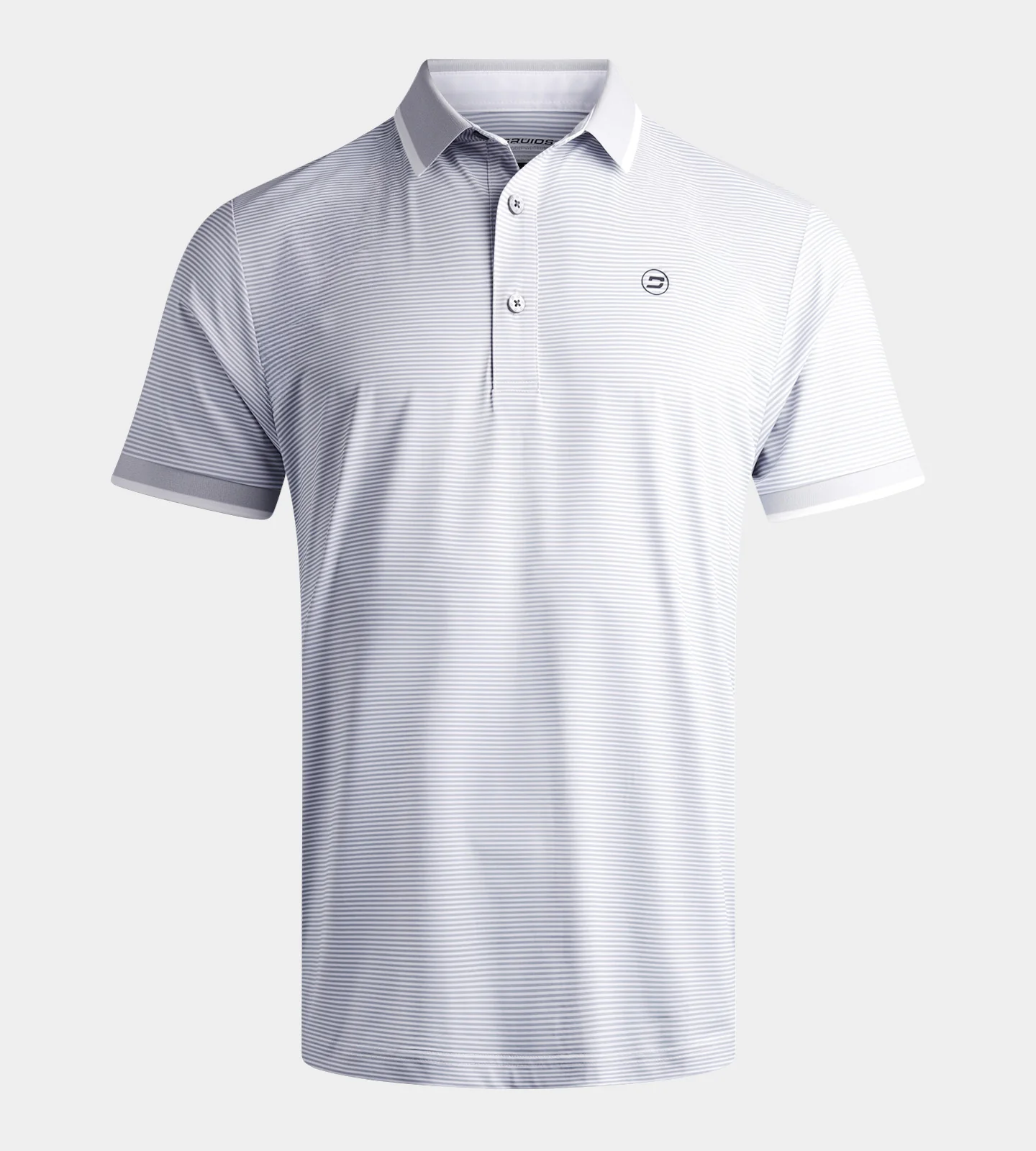 STRIPE POLO - WHITE