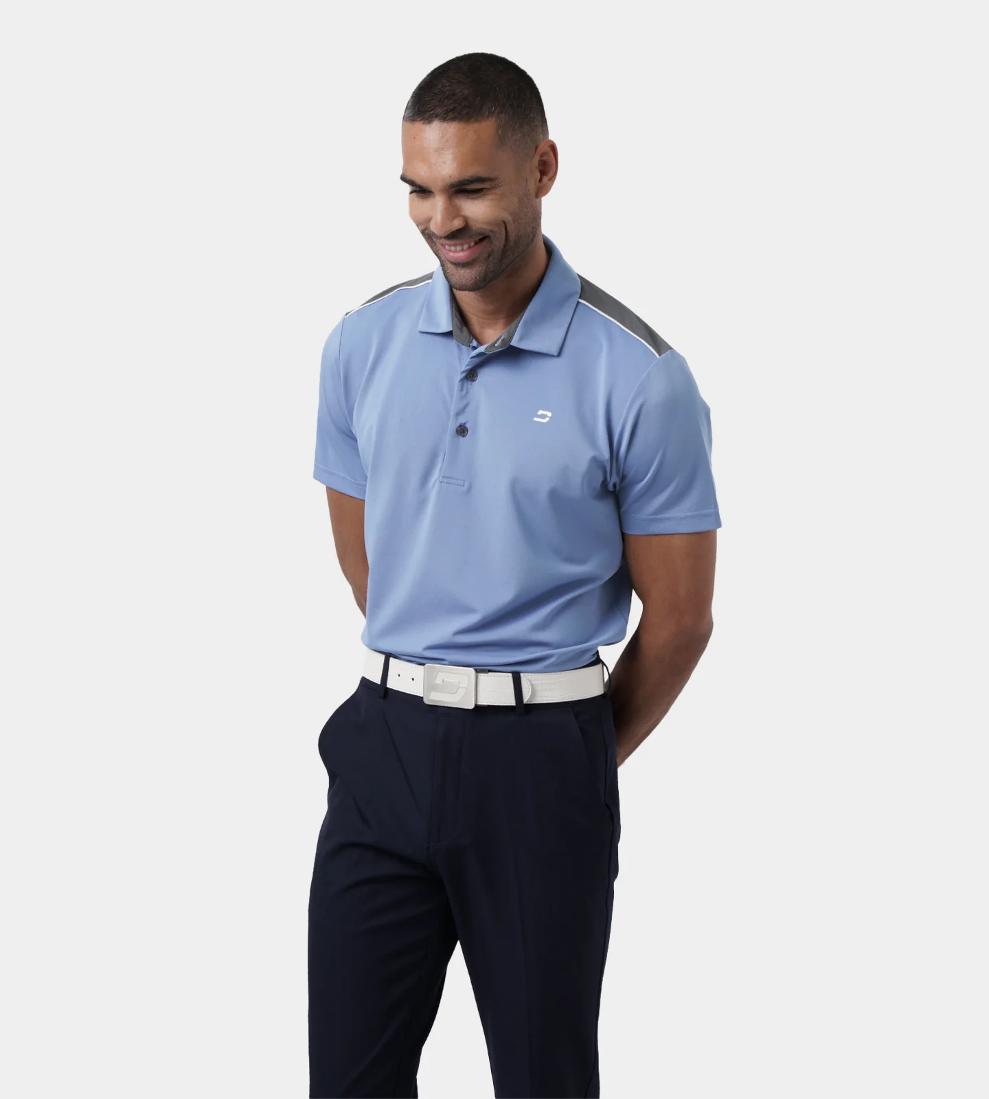 TECH DROP POLO - DENIM - Image 2