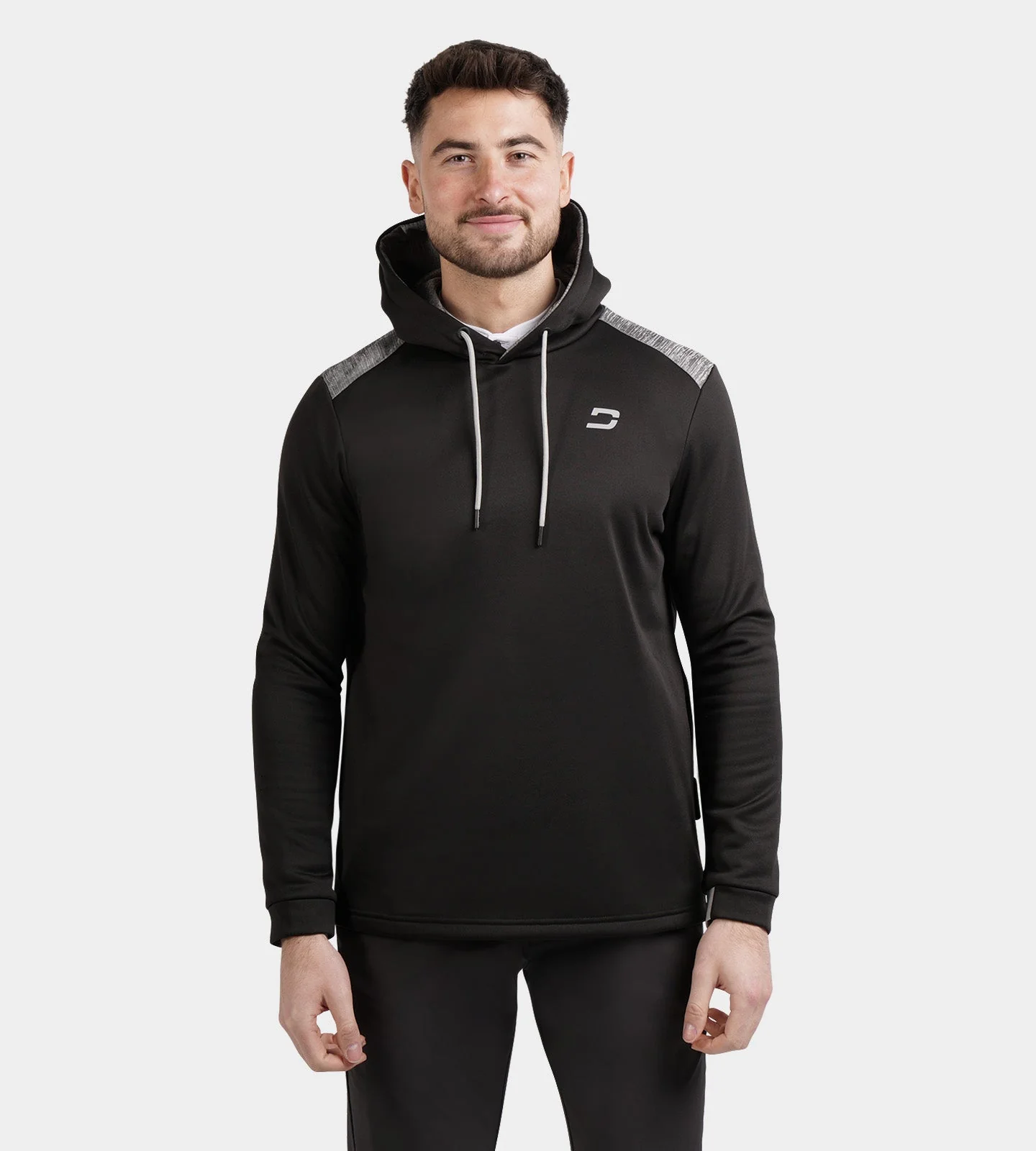 TEE-TIME HOODIE - BLACK - Image 4