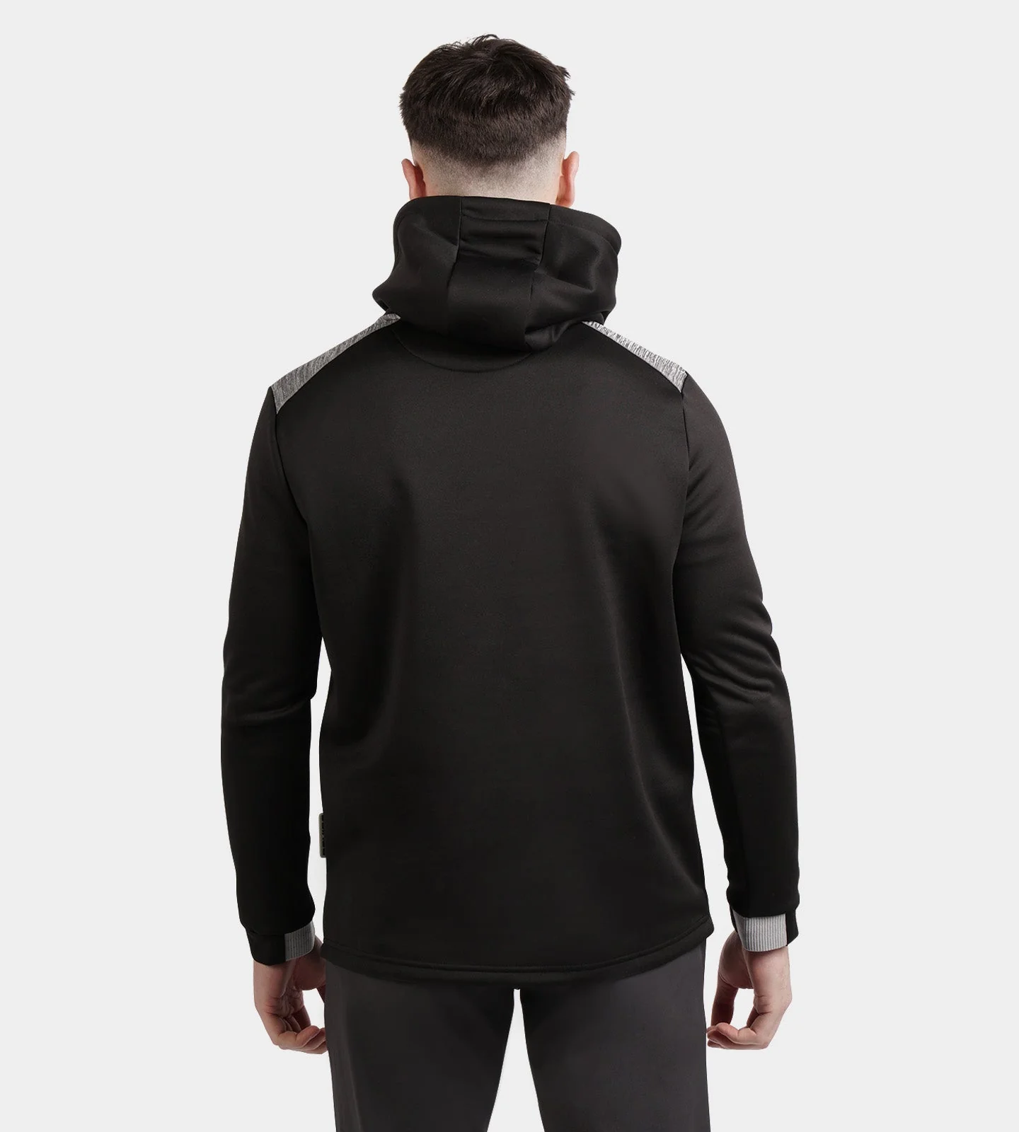 TEE-TIME HOODIE - BLACK - Image 5