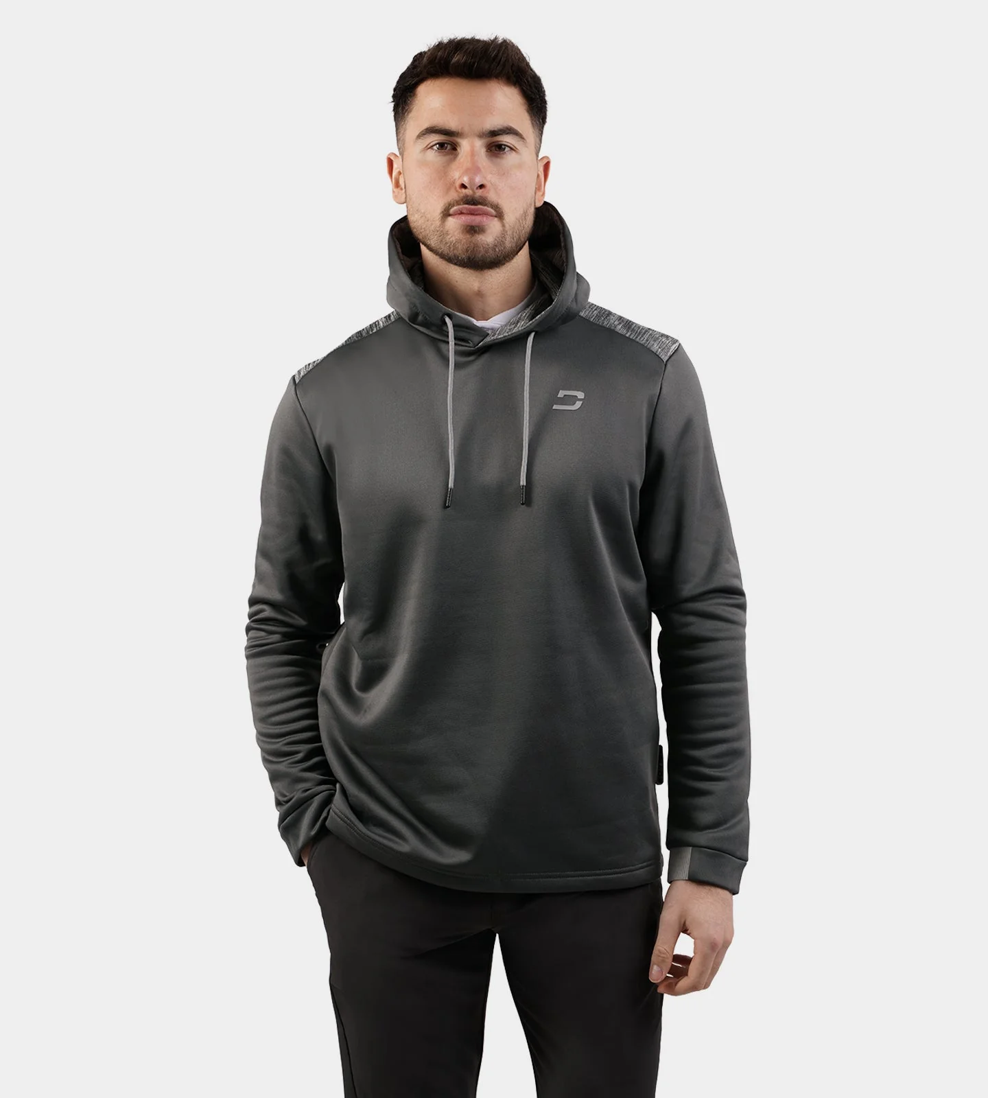 TEE-TIME HOODIE - CHARCOAL - Image 4