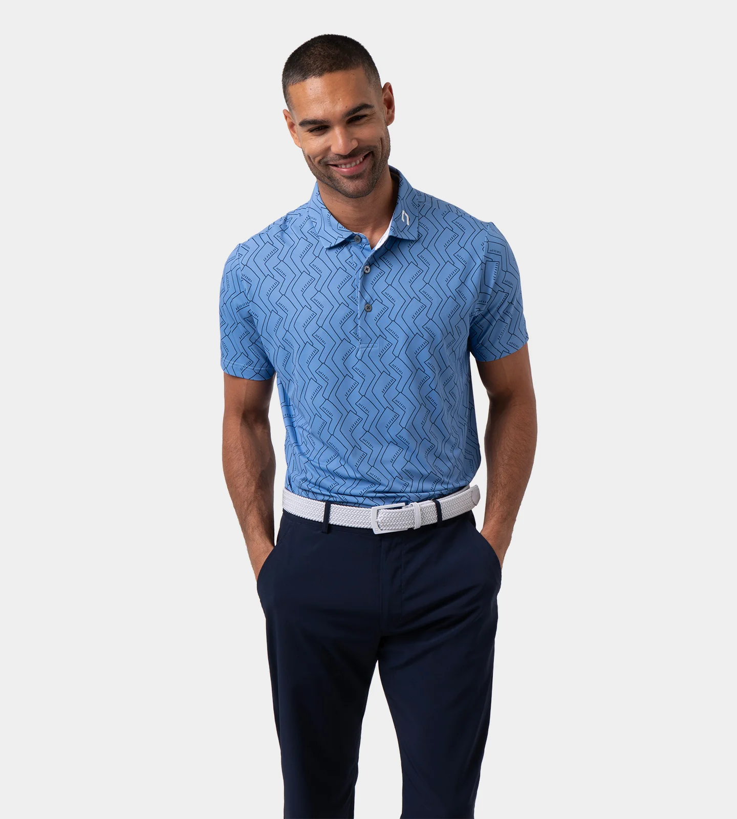 TRIGG POLO - BLUE - Image 2