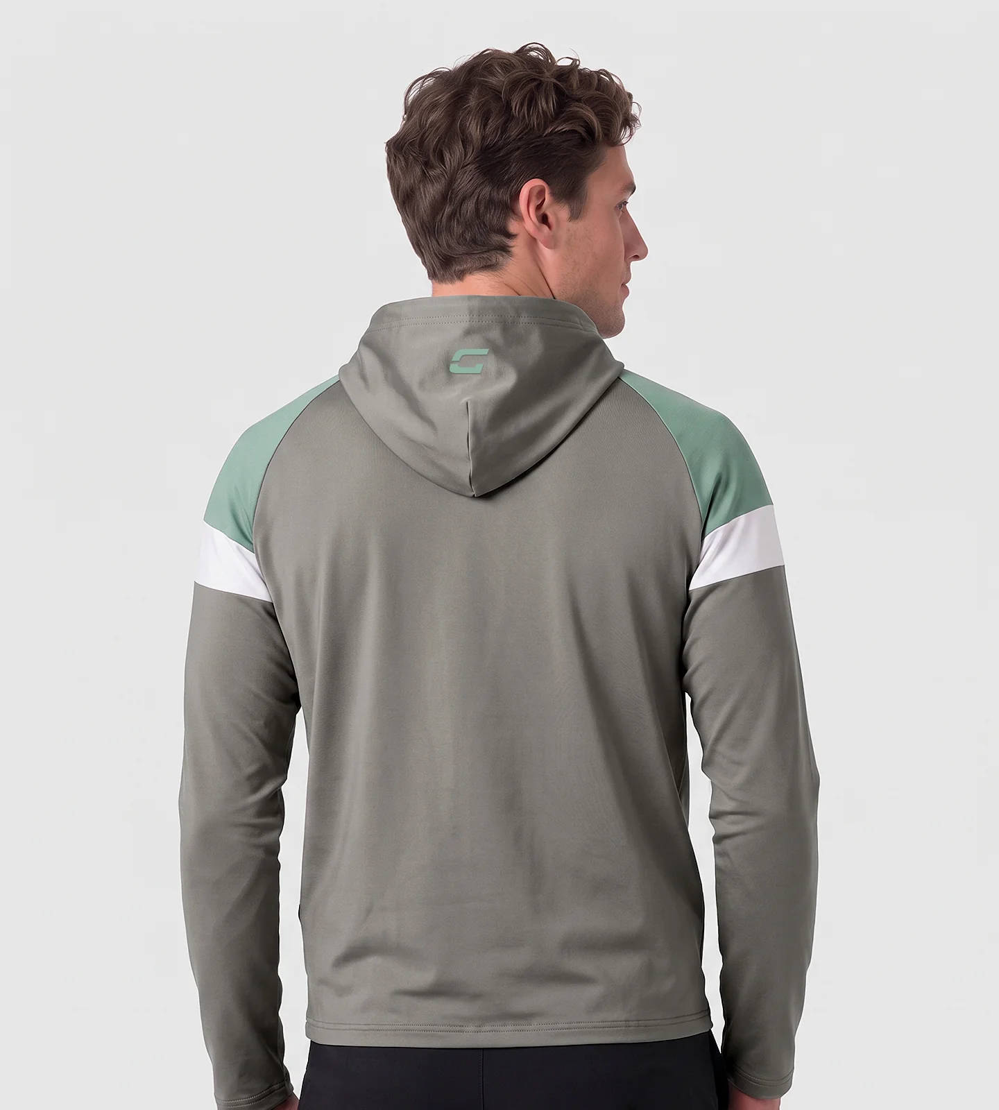 TWIST HOODIE - CHARCOAL - Image 4