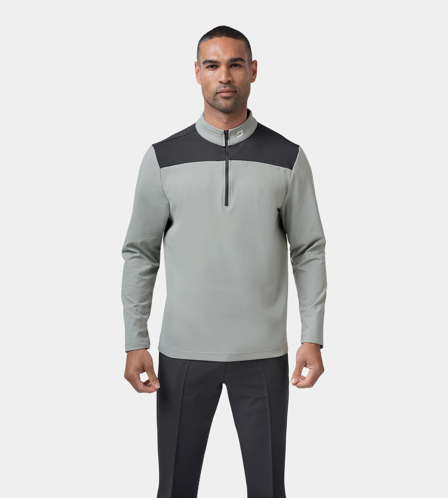 TWO-TONE MIDLAYER - GREY - Image 3