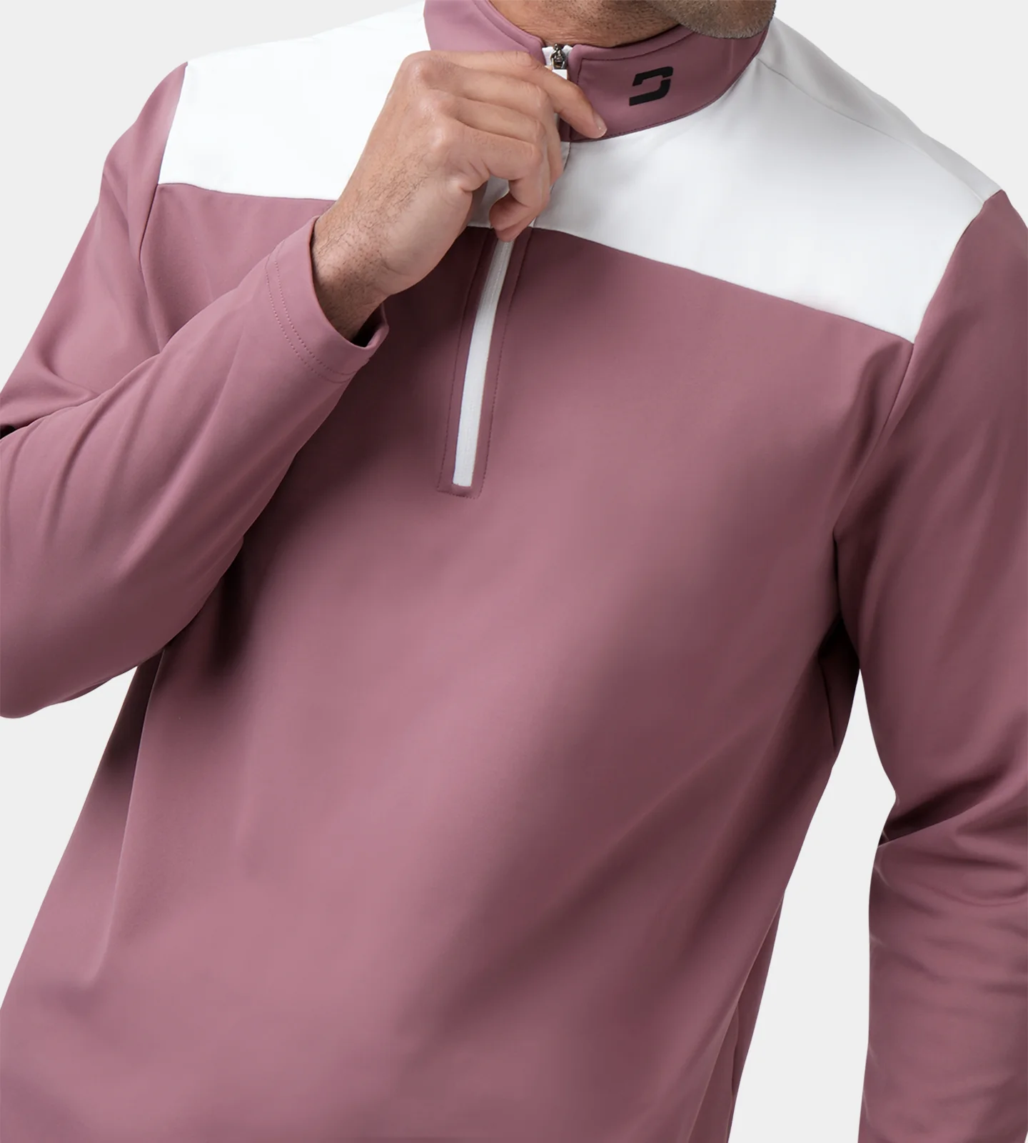 TWO-TONE MIDLAYER - MULBERRY - Image 5