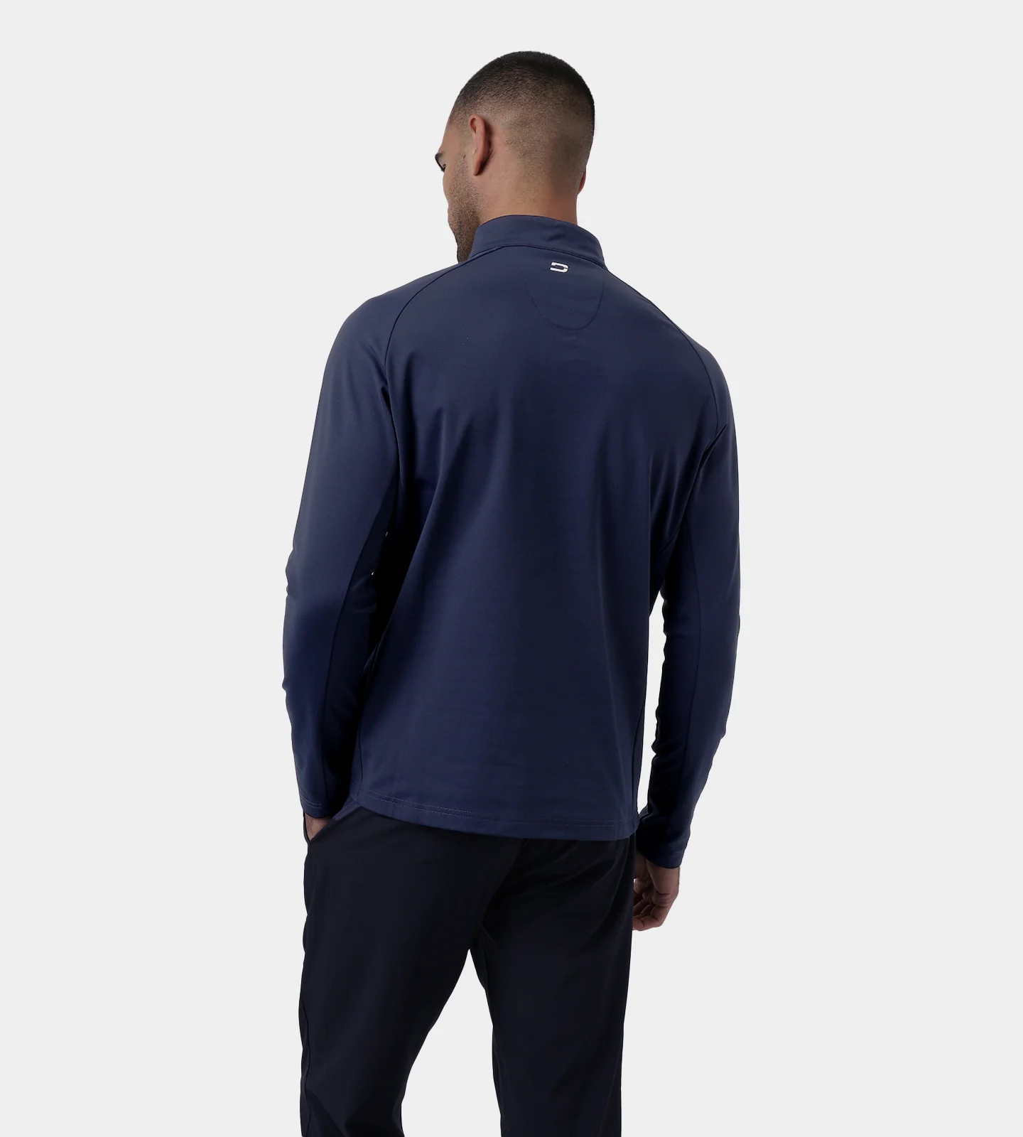 ULTRA BLEND 3.0 1/4 ZIP - NAVY - Image 6