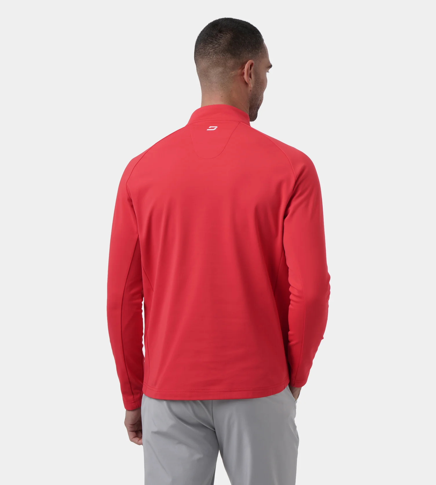 ULTRA BLEND 3.0 1/4 ZIP - RED - Image 6