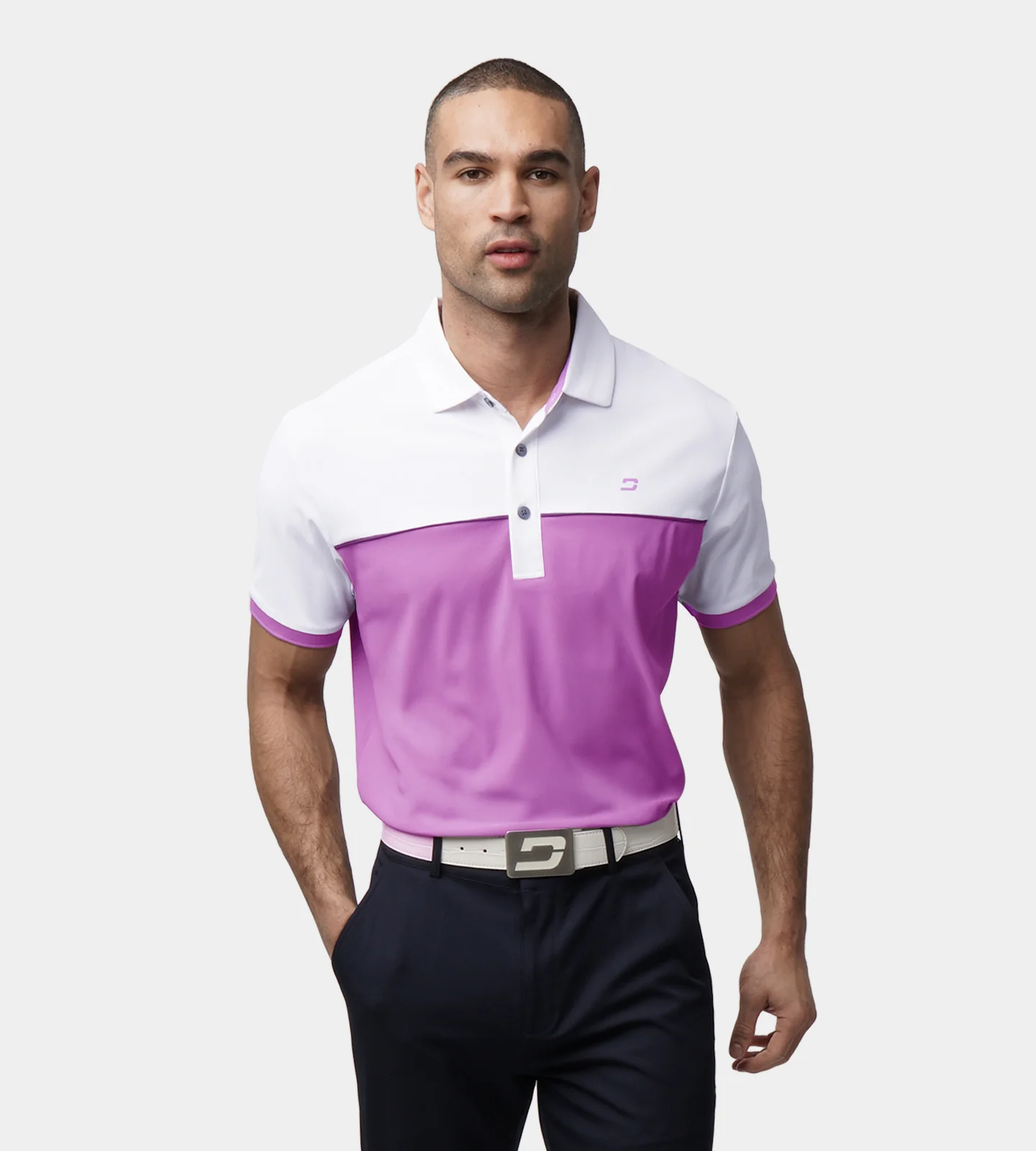 VENTO POLO - MULBERRY/WHITE - Image 2
