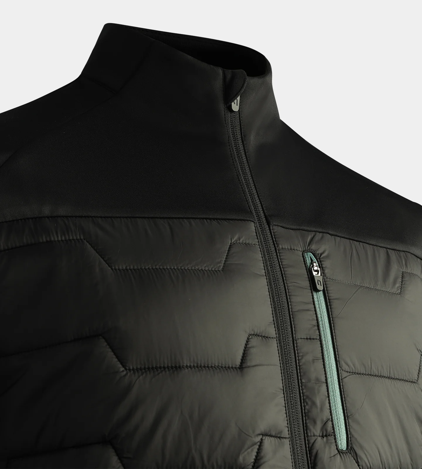 WALTER JACKET - BLACK/SAGE - Image 5