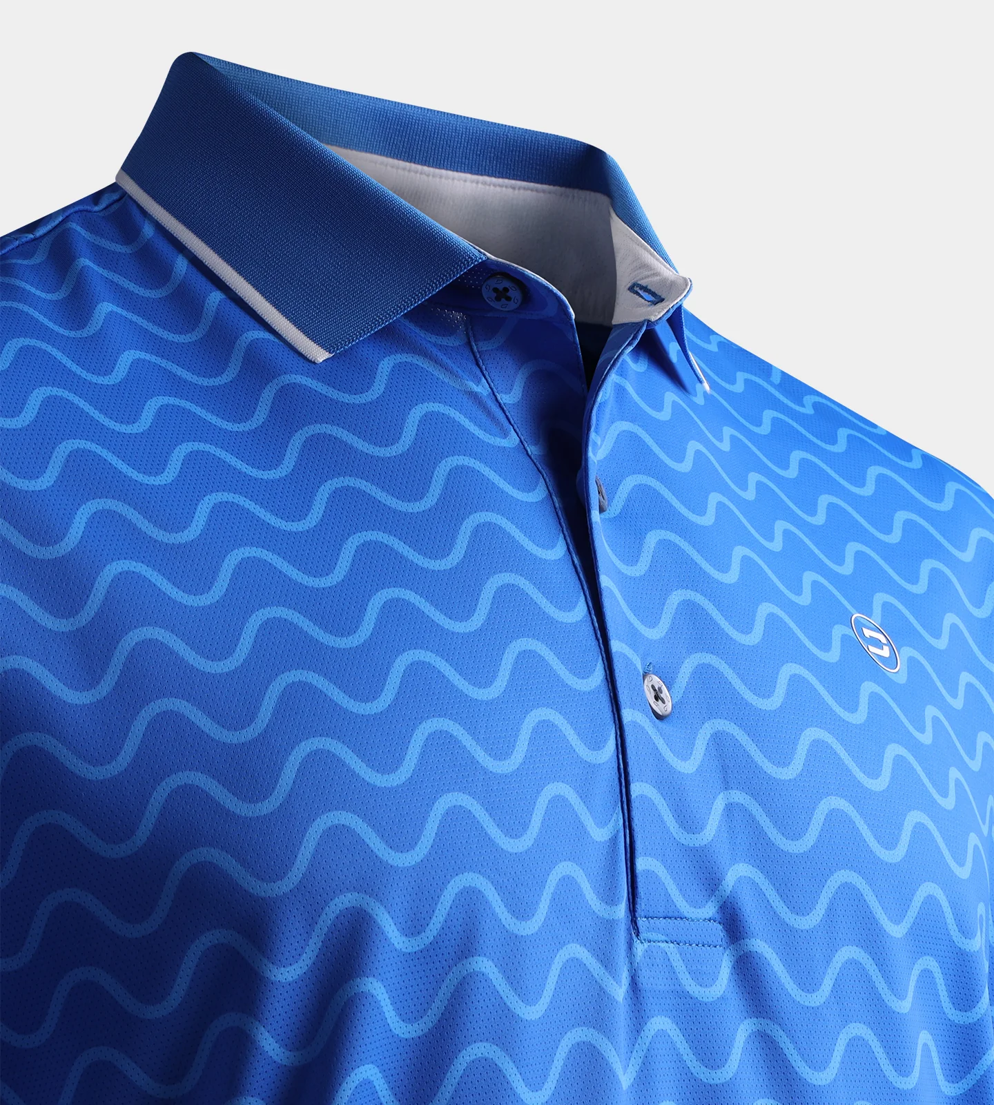 WAVEFORM POLO - BLUE - Image 3