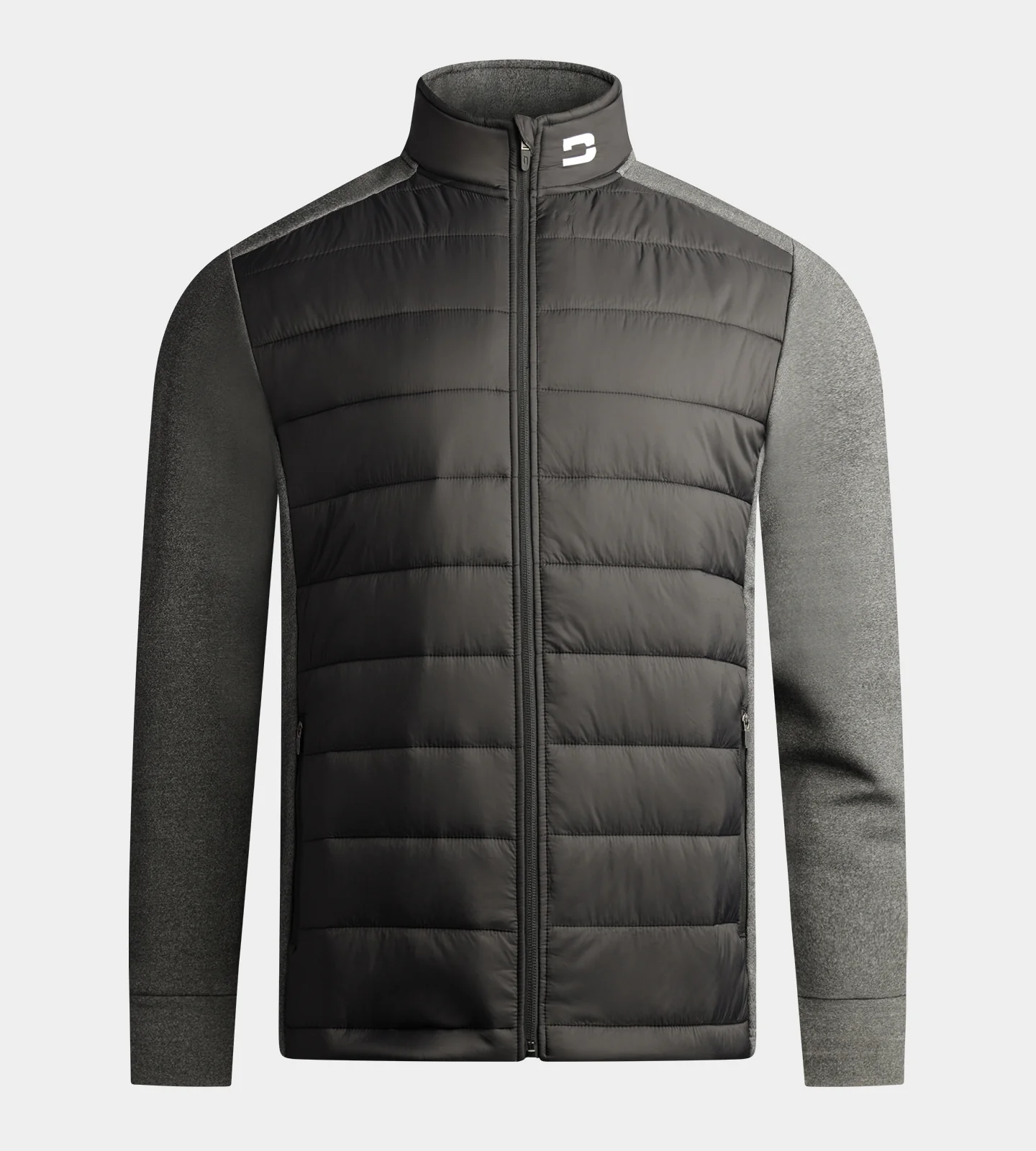 ZAIREN QUILTED JACKET - BLACK FLEK